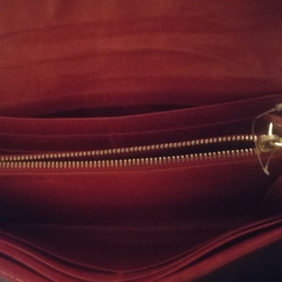 Long pink gold Miu Mui prada clutch leather wallet - Picture 5 of 8